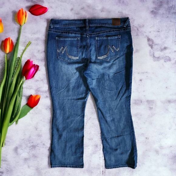Maurices Womens Stretcj Blue Jeans Size 18 Reg - Picture 2 of 7